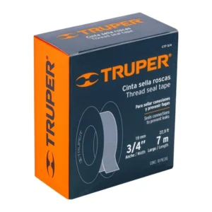 CINTA TEFLON SELLA ROSCA DE 3/4 TRUPER 12521"