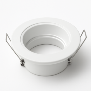 BASE OJO DE BUEY ARO BLANCO 4X6.5